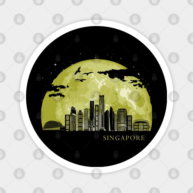 Singapore Magnet by Nerd_art